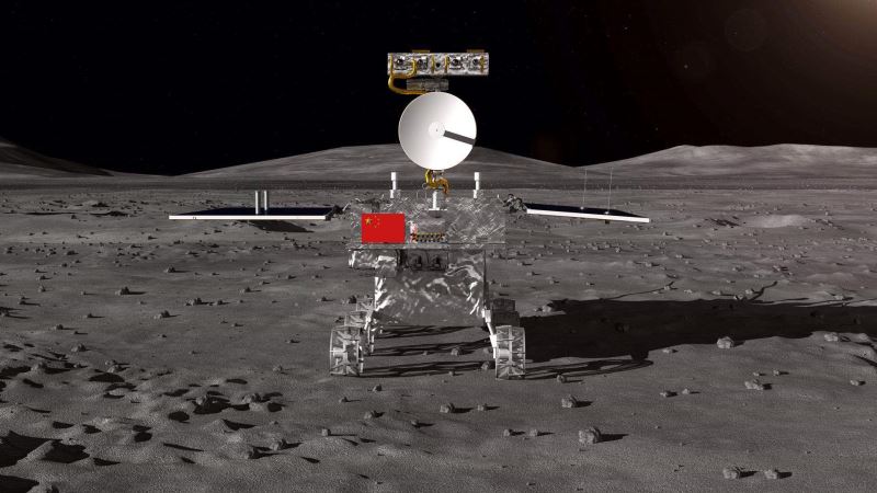 玉兔二号月球车行驶里程突破1000米