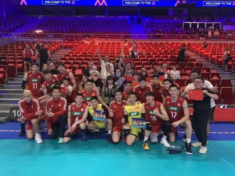 中国队在世界男排联赛中以3:1胜保加利亚队