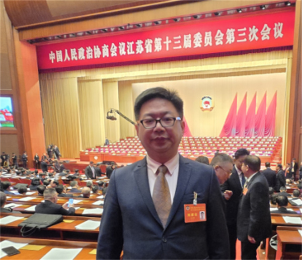 江苏省政协特邀代表人士马文俊：感恩关怀，愿为家乡发展献力