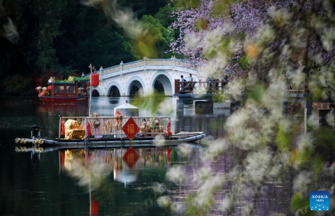 Flowers in blossom across China
