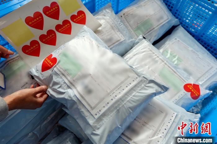 寄出的“爱心健康包”。浙江侨联 供图